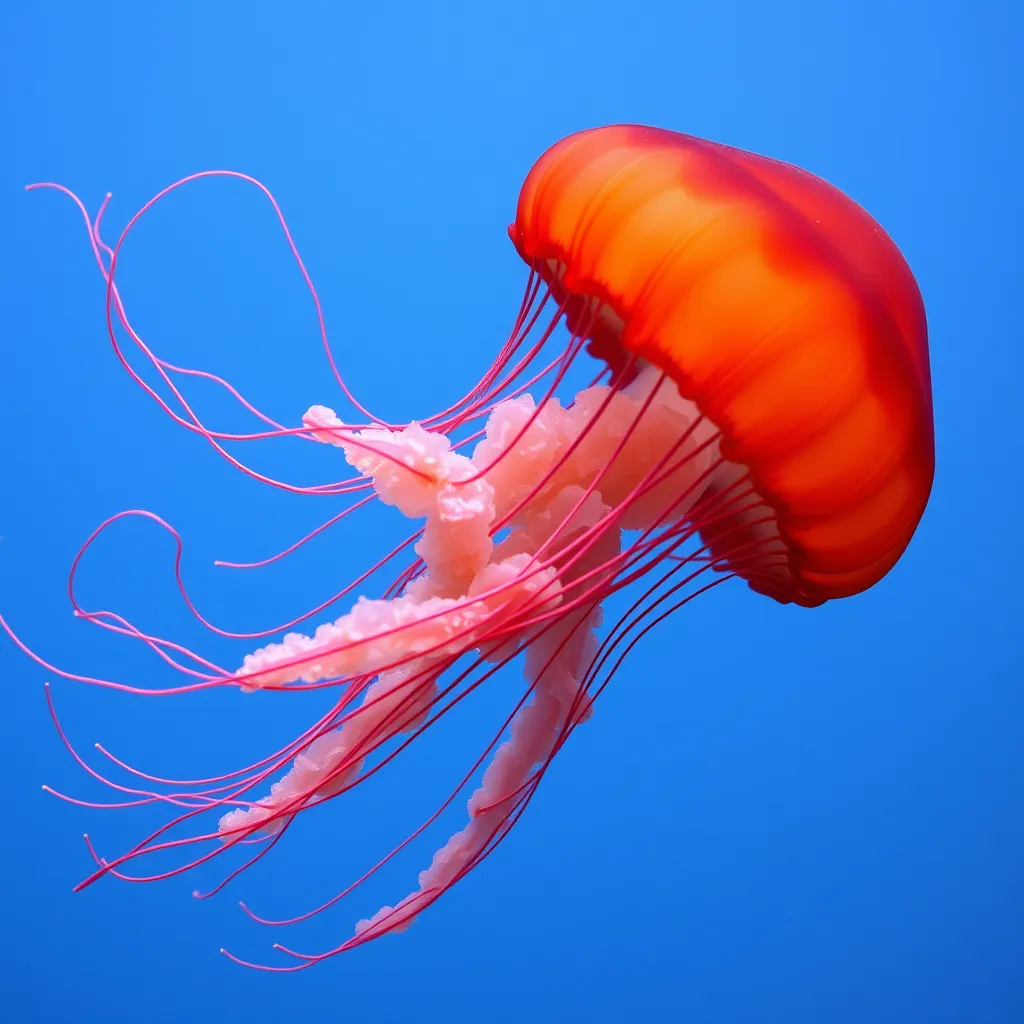 Medusas rojas
