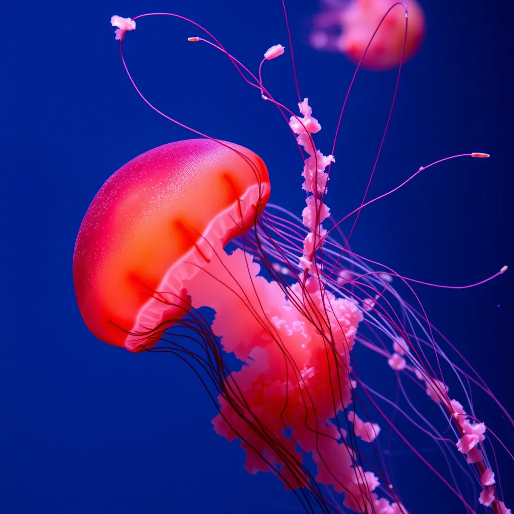 Medusas rojas