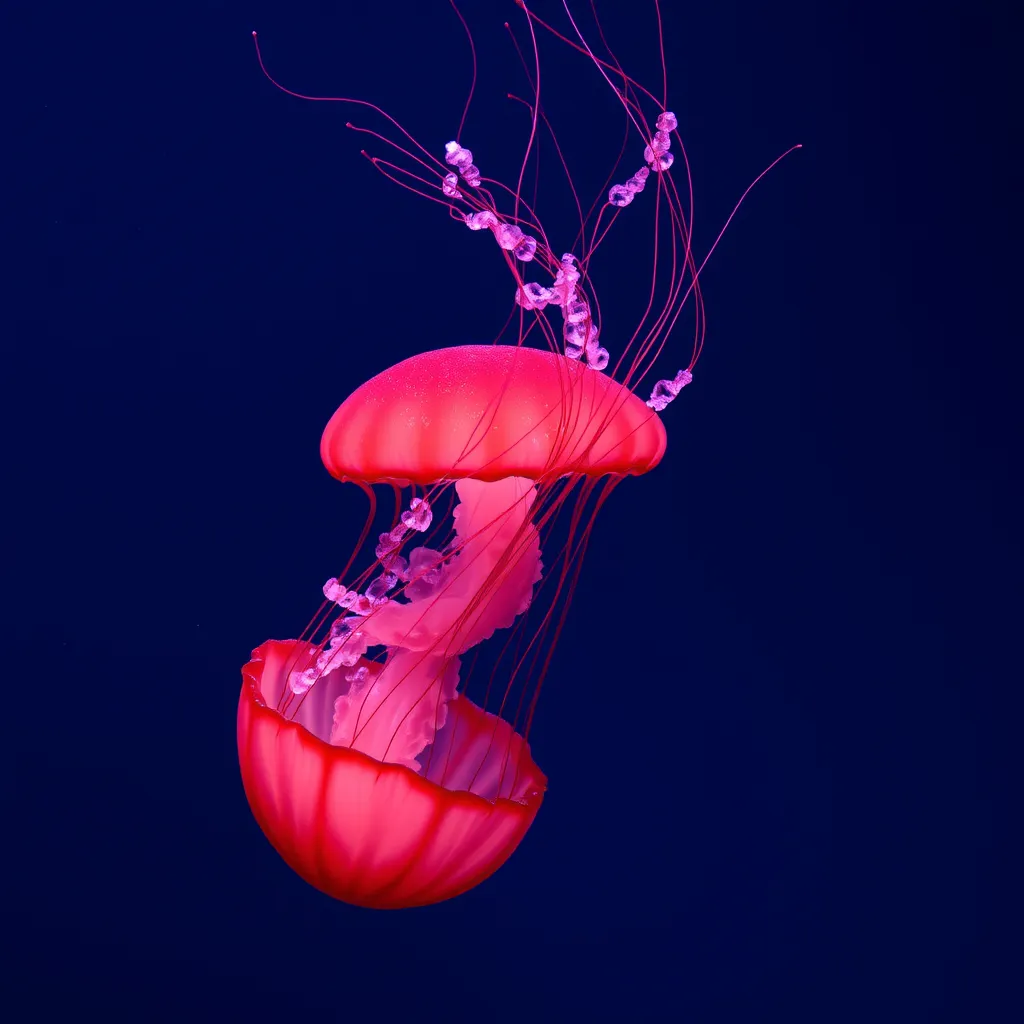 Medusas rojas