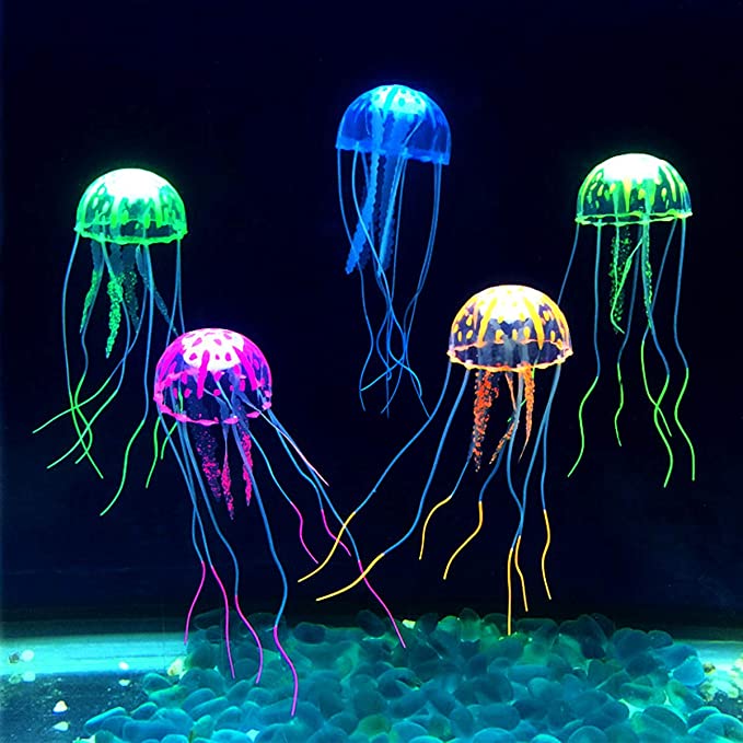 Decoración del acuario de Netspower Medusas artificiales